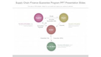 Supply Chain Finance Guarantee Program Ppt Presentation Slides