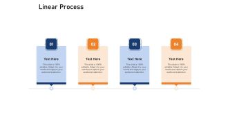 Supply Network Logistics Management Linear Process Ppt Infographics Background PDF