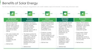 Sustainable Energy Benefits Of Solar Energy Download PDF