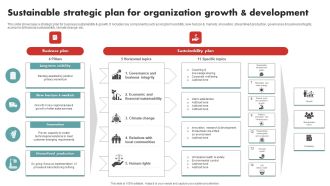 Sustainable Strategic Plan For Organization Growth And Development Microsoft PDF