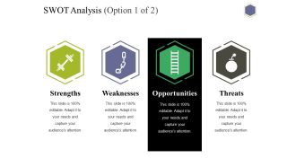 Swot Analysis Template 1 Ppt PowerPoint Presentation File Graphics