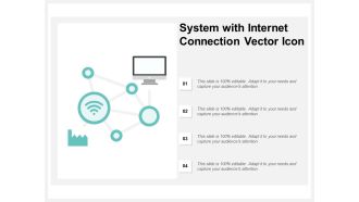 System With Internet Connection Vector Icon Ppt PowerPoint Presentation Gallery Rules