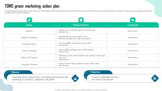 TOMS Green Marketing Guide To Green Marketing For Sustainable Organization Designs PDF