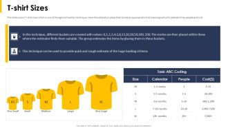 T Shirt Sizes Ppt Layouts Topics PDF