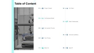 Table Of Content Project Context Ppt PowerPoint Presentation Icon Inspiration