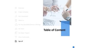 Table Of Content Sign Off Ppt Powerpoint Presentation Portfolio Icons