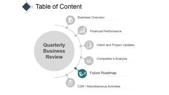 Table Of Content Template 4 Ppt PowerPoint Presentation Show Templates