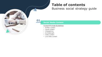 Table Of Contents Business Social Strategy Guide Slide Topics PDF