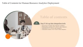 Table Of Contents For Human Resource Analytics Deployment Guidelines PDF