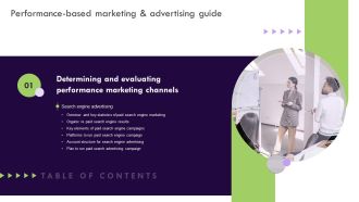 Table Of Contents Performance Based Marketing And Advertising Guide Designs PDF