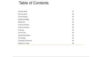Table Of Contents Template 2 Ppt PowerPoint Presentation Slide