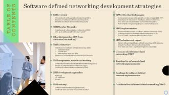 Tables Of Content Software Defined Networking Development Strategies Formats PDF