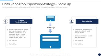 Tactical Plan For Upgrading DBMS Data Repository Expansion Strategy Scale Up Designs PDF