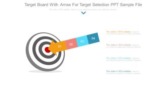 Target Board With Arrow For Target Selection Ppt Sample File