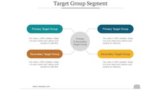 Target Group Segment Ppt PowerPoint Presentation Example 2015
