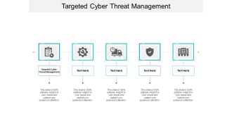 Targeted Cyber Threat Management Ppt PowerPoint Presentation File Example Topics Cpb