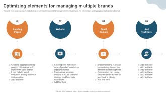 Targeted Market Entry Strategy Optimizing Elements For Managing Multiple Brands Elements PDF