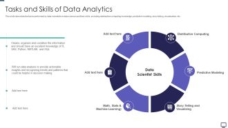 Tasks And Skills Of Data Analytics Ppt Infographics Summary PDF