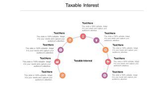 Taxable Interest Ppt PowerPoint Presentation File Visual Aids Cpb Pdf