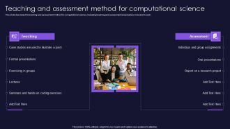 Teaching And Assessment Method For Computational Science Infographics PDF