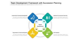 Team Development Framework With Succession Planning Ppt PowerPoint Presentation Styles Layouts PDF