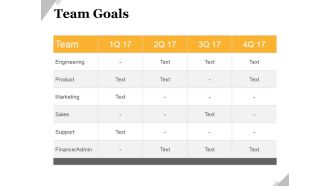 Team Goals Template 2 Ppt PowerPoint Presentation Icon Inspiration