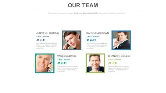 Team Members With Customer Service Skills Powerpoint Slides