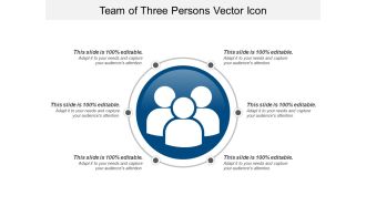 Team Of Three Persons Vector Icon Ppt PowerPoint Presentation Icon Example File PDF