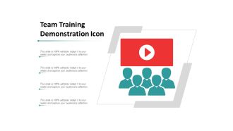 Team Training Demonstration Icon Ppt Powerpoint Presentation Gallery Show