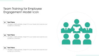 Team Training For Employee Engagement Model Icon Ppt Infographics Background Image PDF