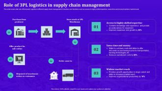 Techniques For Effective Supply Chain Management Role Of 3PL Logistics In Supply Chain Management Portrait PDF