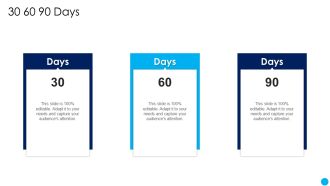 Techniques Increase Stakeholder Value 30 60 90 Days Ppt Show Introduction PDF