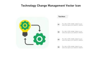 Technology Change Management Vector Icon Ppt PowerPoint Presentation File Guidelines PDF