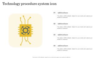 Technology Procedure System Icon Background PDF