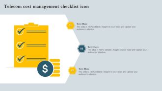 Telecom Cost Management Checklist Icon Guidelines PDF