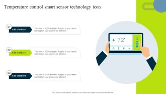 Temperature Control Smart Sensor Technology Icon Guidelines PDF