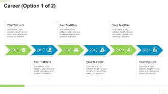 Ten Minutes Personal Introduction Career Option Text Ppt Icon Ideas PDF