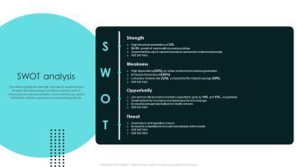 Term Life And General Insurance Company Profile SWOT Analysis Icons PDF