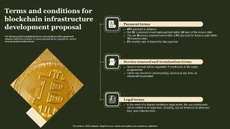 Terms And Conditions For Blockchain Infrastructure Development Proposal Mockup PDF