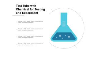 Test Tube With Chemical For Testing And Experiment Ppt PowerPoint Presentation Show Professional