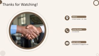 Thanks For Watching Ppt PowerPoint Presentation File Example File PDF