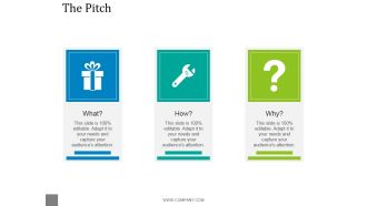 The Pitch Template 1 Ppt PowerPoint Presentation Inspiration