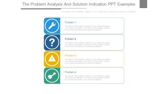 The Problem Analysis And Solution Indication Ppt Examples
