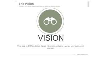 The Vision Ppt PowerPoint Presentation Templates