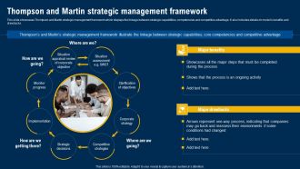 Thompson And Martin Strategic Management Framework Ultimate Guide Of Strategic Management Introduction PDF