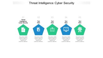 Threat Intelligence Cyber Security Ppt PowerPoint Presentation Infographic Template Diagrams Cpb Pdf