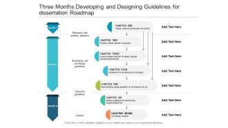 Three Months Developing And Designing Guidelines For Dissertation Roadmap Structure