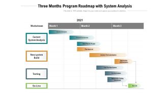 Three Months Program Roadmap With System Analysis Download