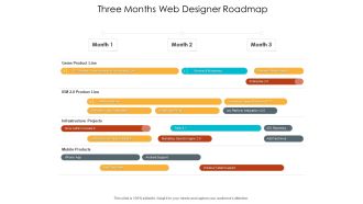 Three Months Web Designer Roadmap Pictures