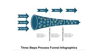 Three Steps Process Funnel Infographics Ppt PowerPoint Presentation Icon Template PDF
